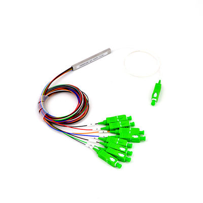 CATV 텔레콤 광섬유 PLC 분배기 1x8 작은 G657A1 SM