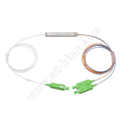 SC/APC 연결관을 가진 FTTH 소형 1x2 섬유 PLC 쪼개는 도구