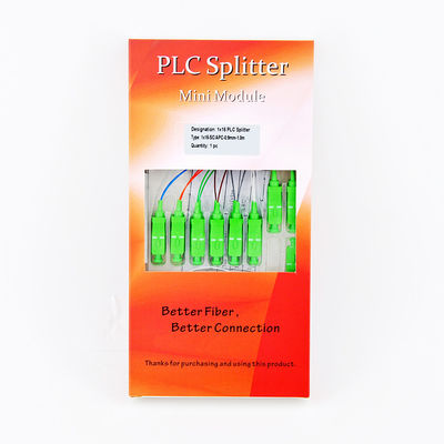 FTTH 1x16 광섬유 PLC 분배기 수동적 케이블 균일 전력 GPON