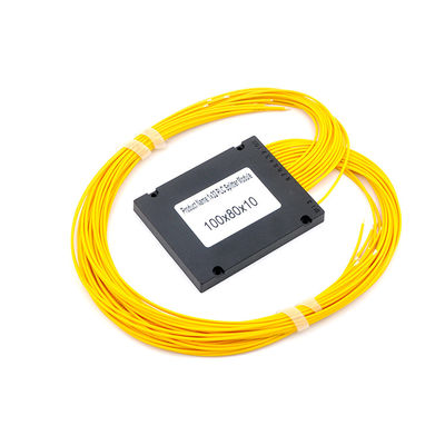 A132 단일모드 섬유 옵틱 PLC 분배기 3.0 밀리미터 검은 카세트 모듈 플라스틱