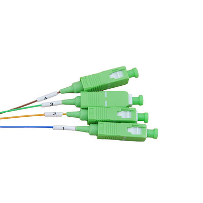 1x4 광섬유 PLC 분배기 그포나 수동적 Apc 연결기 1.5m FTTH 네트워킹