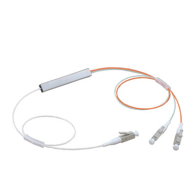 OM2 1x2 케이블 광섬유 PLC 분배기 FTTH 물미 부문
