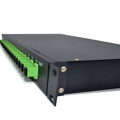 1u 선반 장착 Plc 분배기 FTTH Plc 평면 광파 회로 MM