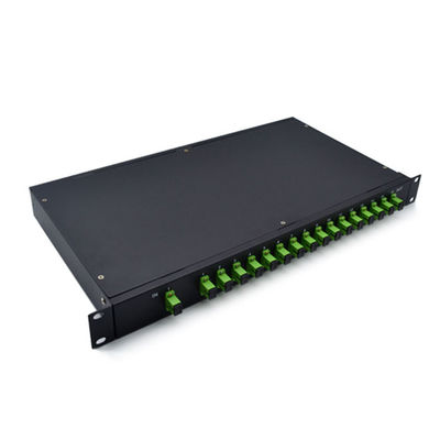 1u 선반 장착 Plc 분배기 FTTH Plc 평면 광파 회로 MM