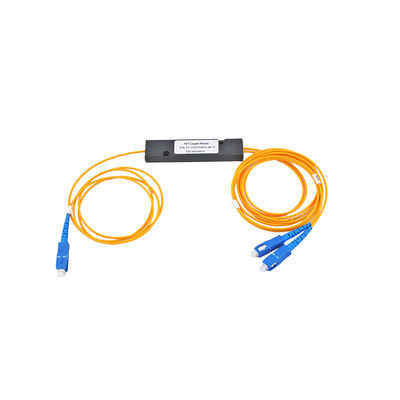 FBT는 광섬유 PLC 분배기 케이블 PLC 랙 듀얼 윈도우를 녹였습니다