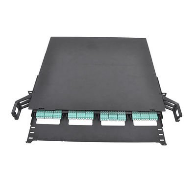 19 인치 섬유 음포 카세트 플러그반 144 공항 1U HDMPO MTP LC