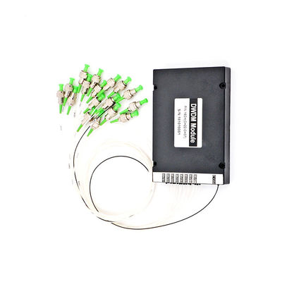 16CH OADM DWDM 먹스 역다중화기 8 채널 크위디엠 먹스 역다중화기 모듈 ABS 박스