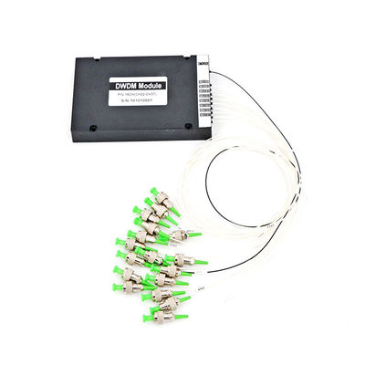 16CH OADM DWDM 먹스 역다중화기 8 채널 크위디엠 먹스 역다중화기 모듈 ABS 박스