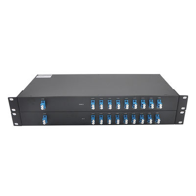 FTTH 16 채널 DWDM은 역다중화기 FC LC 저삽입 손실을 먹싱합니다